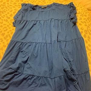 royal blue baby doll dress